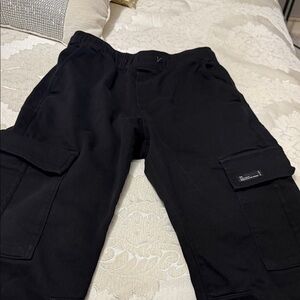 Zara Kids Black Cargo Pants